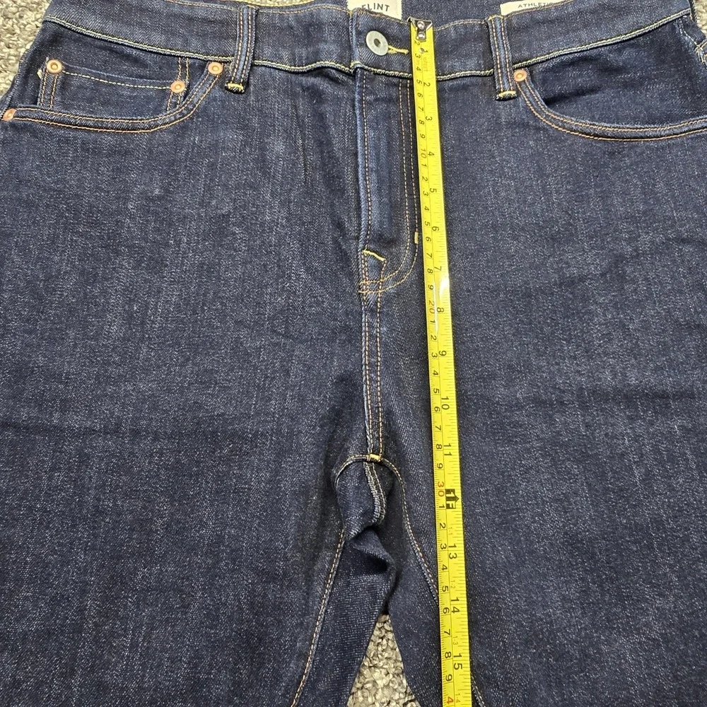 Flint And Tinder Salvage Denim Jeans Men Size 34x30 Athletic Tapered Fit - Picture 6 of 12